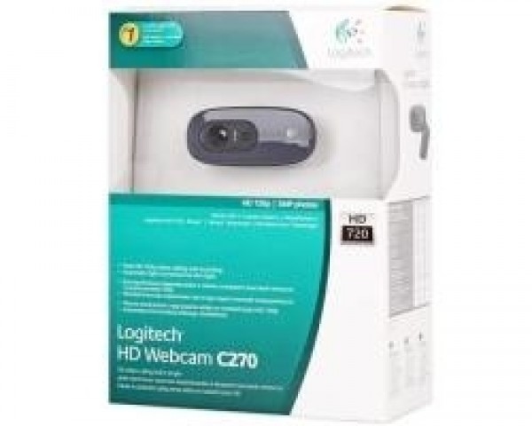 Logitech Webcam HD C270 USB Black