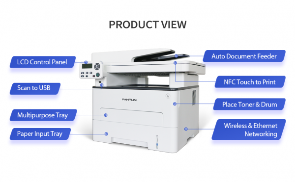 Pantum M7105DW Multifunction Laser Printer