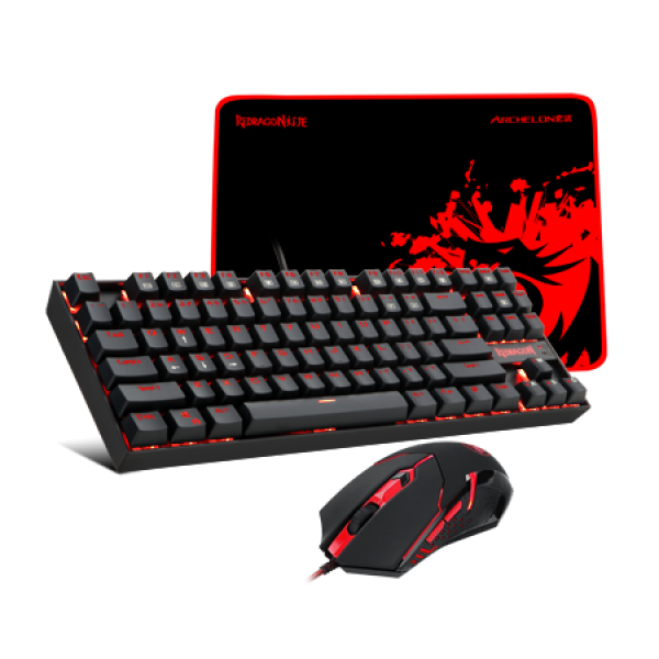 Redragon K552-RGB-BA Mechanical Gaming Keyboard and Mouse Combo Wir...