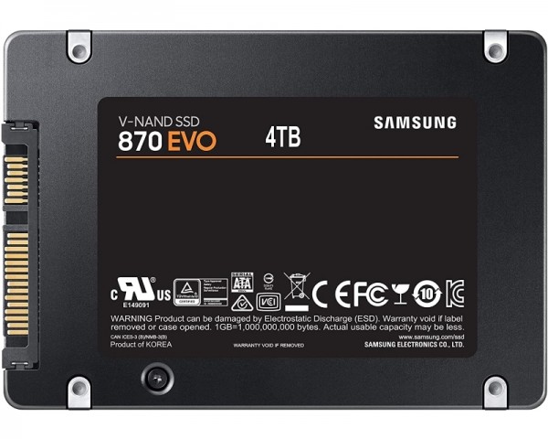 SAMSUNG 870 EVO Series SSD 4TB 2.5