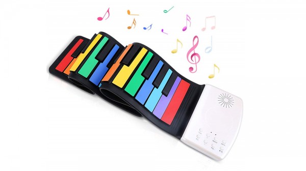 Moye Klavijatura Rainbow Roll Up Piano