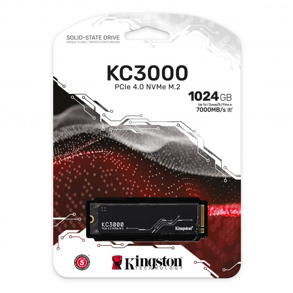 Kingston 1TB M.2 KC3000 (SKC3000S/1024G) SSD