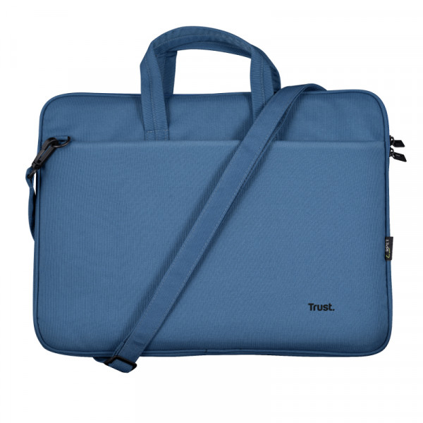 TRUST Bologna Eco-friendly Slim laptop bag for 16 inch laptops - Blue