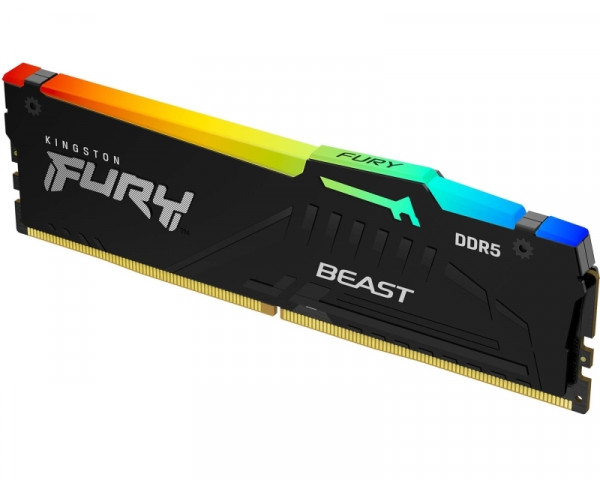 KINGSTON DIMM DDR5 16GB 6000MTs KF560C40BBA-16 Fury Beast RGB