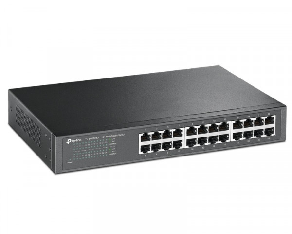 TP-Link TL-SG1024D 24-port Gigabit 10/100/1000 Unmanaged Desktop/Ra...