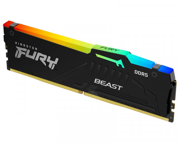 KINGSTON DIMM DDR5 16GB 5200MTs KF552C36BBEA-16 Fury Beast RGB