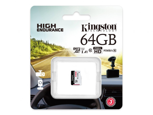 Kingston Micro SDXC 64GB High-Endurance U1 C10